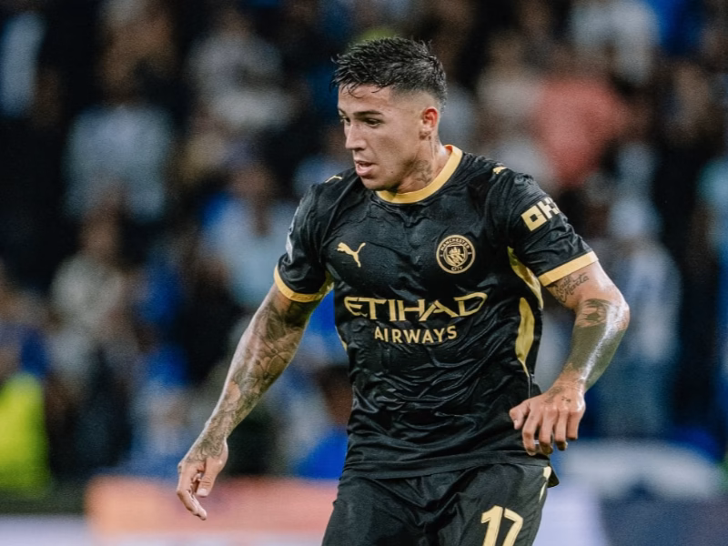 La primera: asistencia de Enzo Fernández a Haaland en la victoria del City por la Champions League