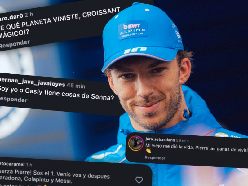 Viral: las gastadas de los argentinos a Pierre Gasly tras la amenaza de Briatore