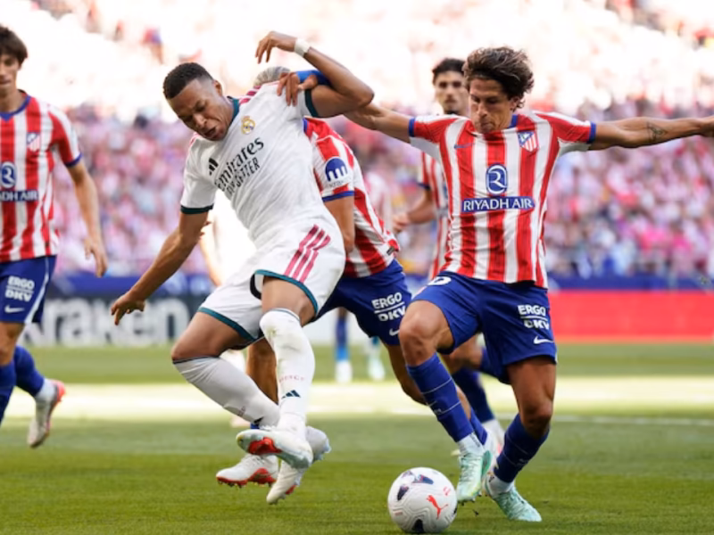 Giuliano Simeone brilló ante Real Madrid y el Atlético de Madrid se quedó con el derbi