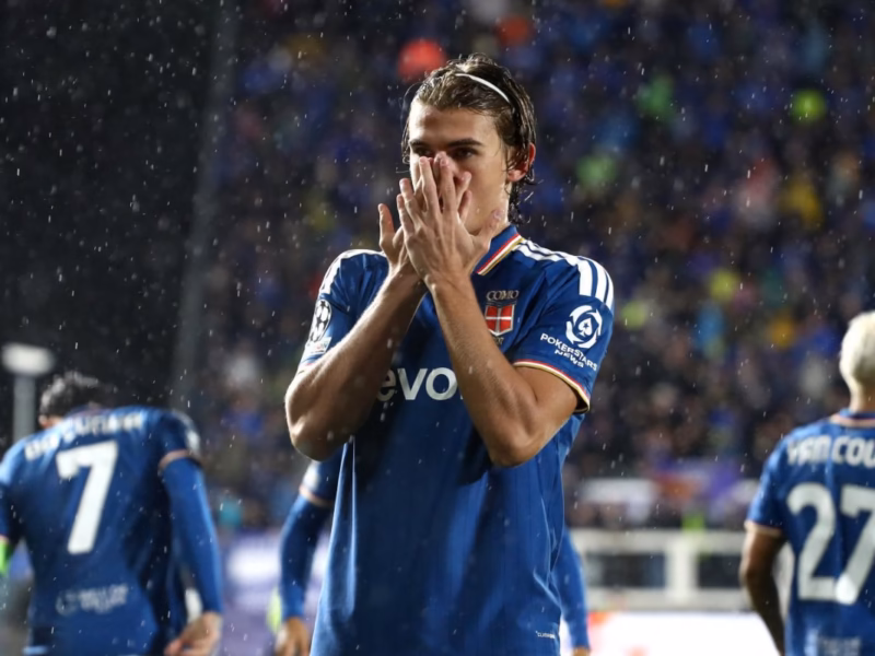 Champions League: Nico Paz brilló con dos golazos en la goleada al Manchester United